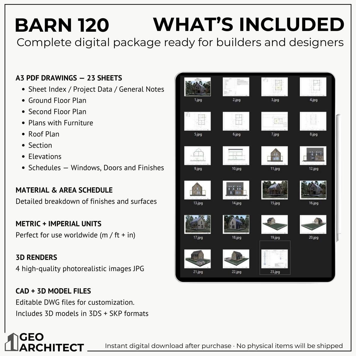 Barn 120 drawing sheet 4