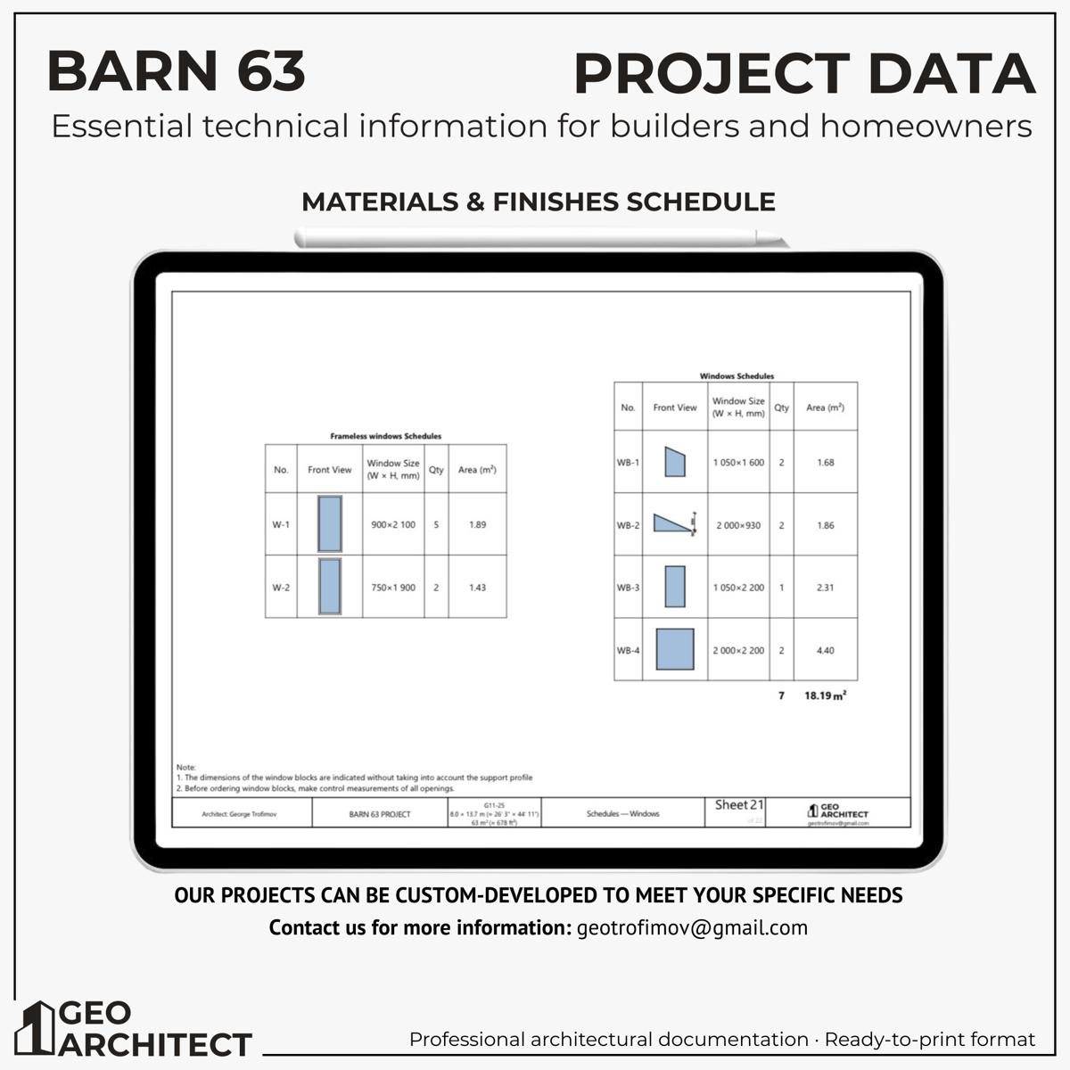 Barn 63 drawing sheet 6