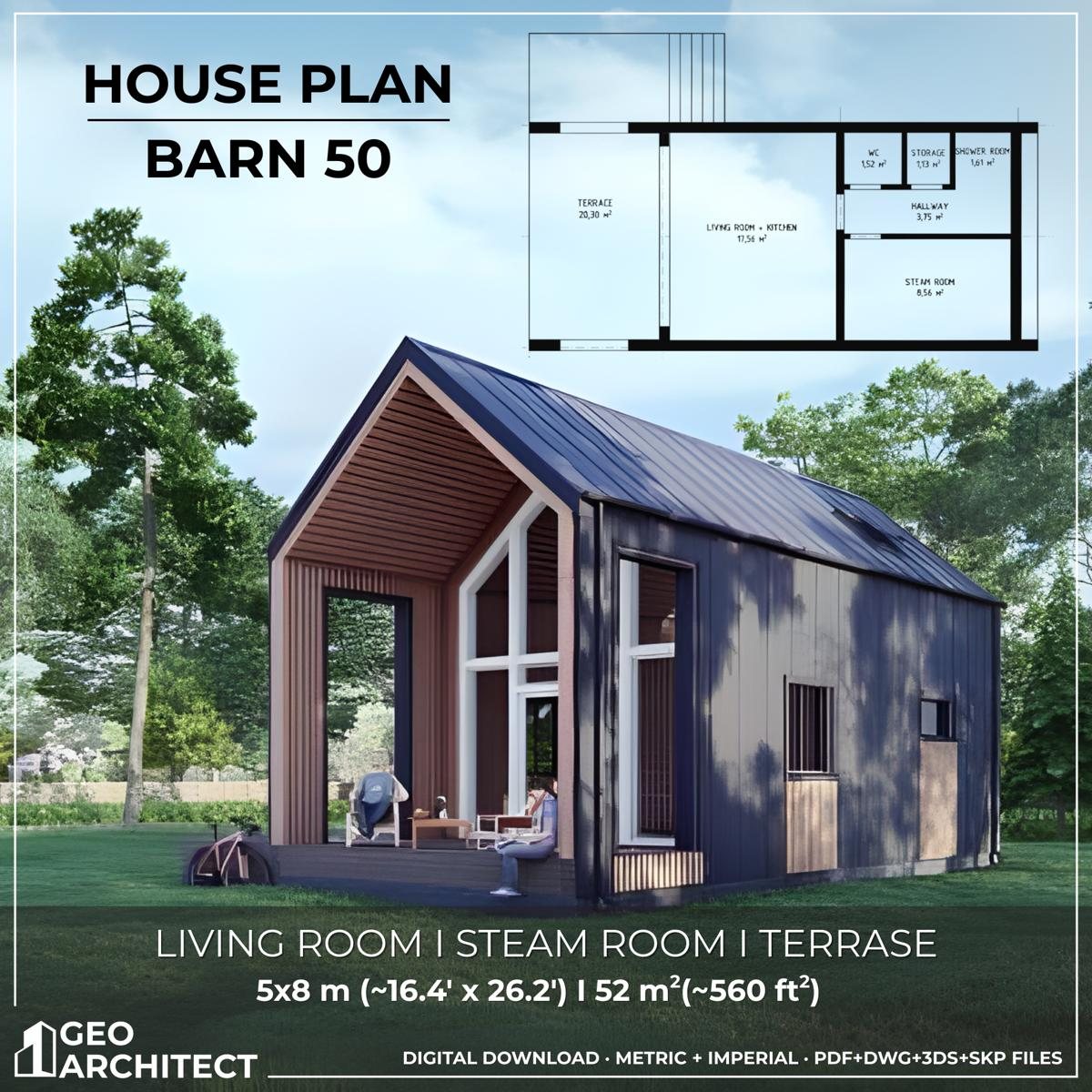 Barn 50 drawing sheet 1