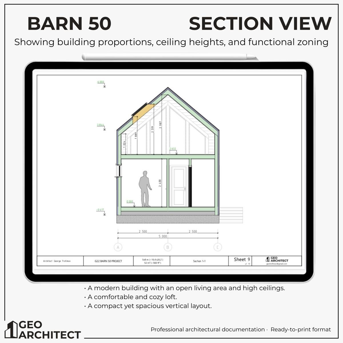 Barn 50 drawing sheet 6