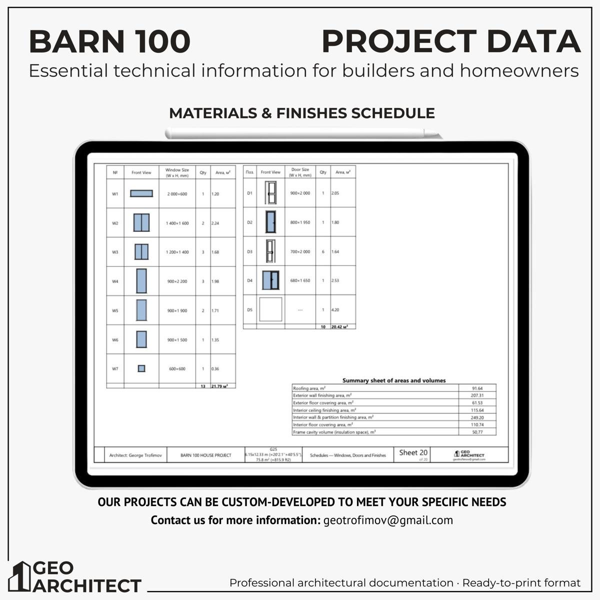 Barn 100 drawing sheet 7
