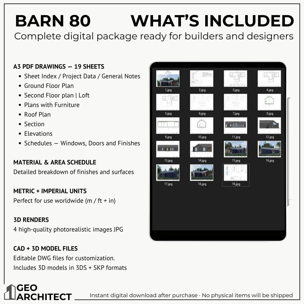 Barn 80 drawing sheet 3