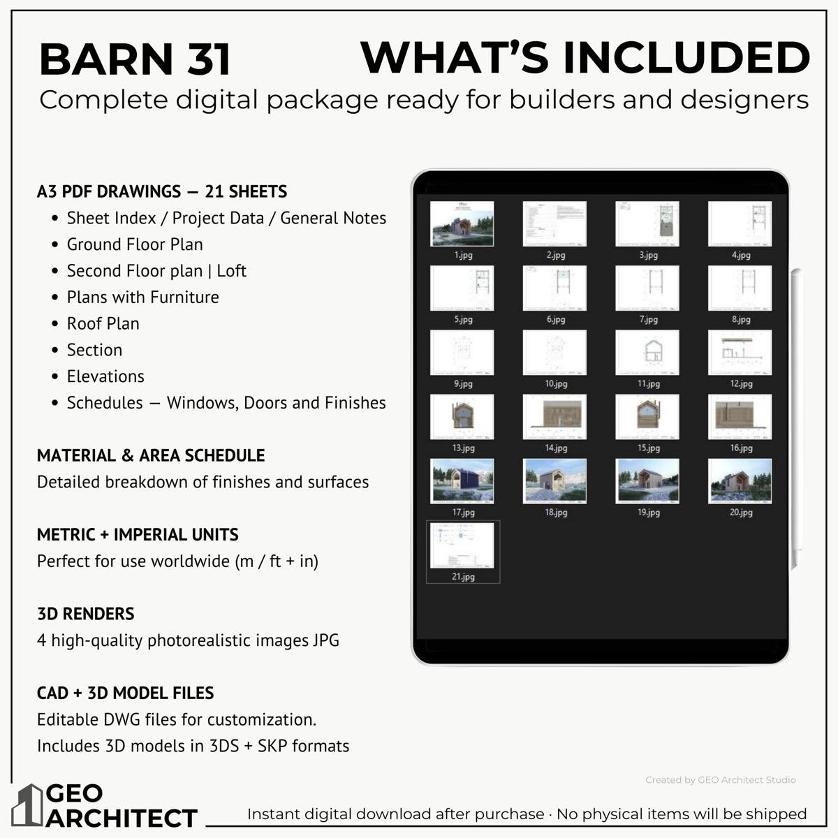 Barn 31 drawing sheet 4