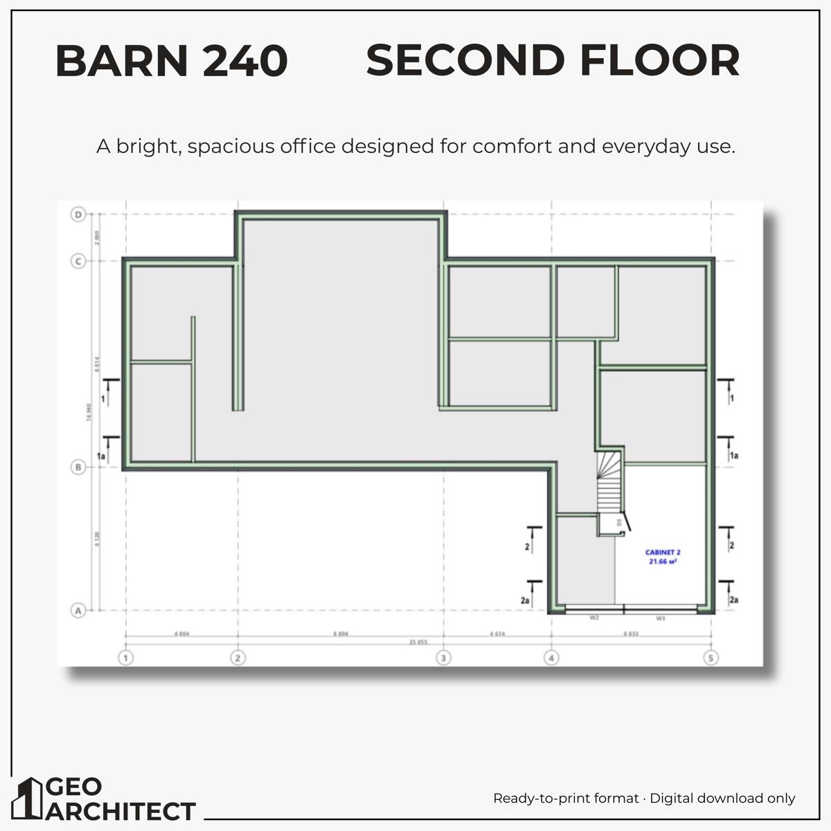 Barn 240 drawing sheet 3