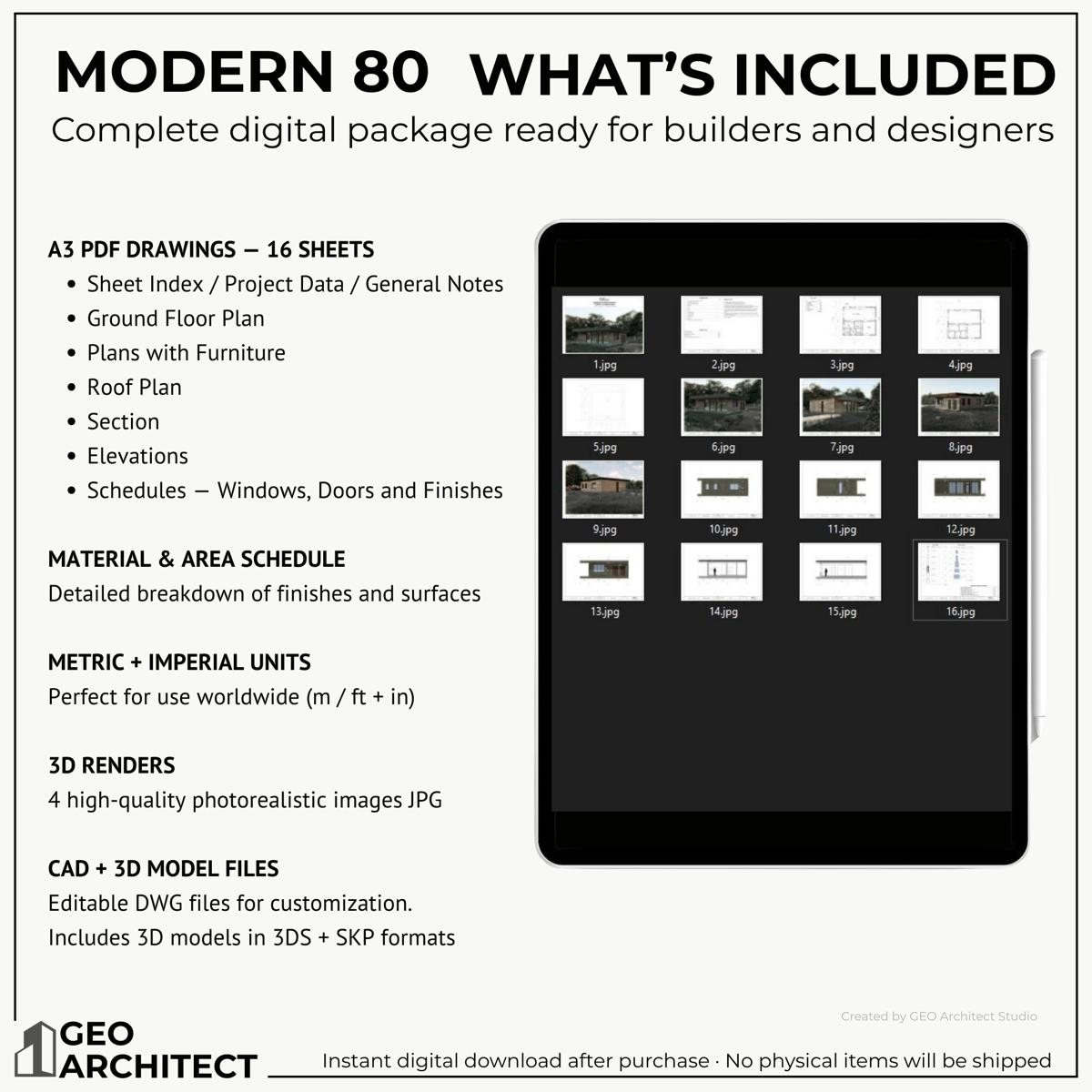Modern 80 drawing sheet 3