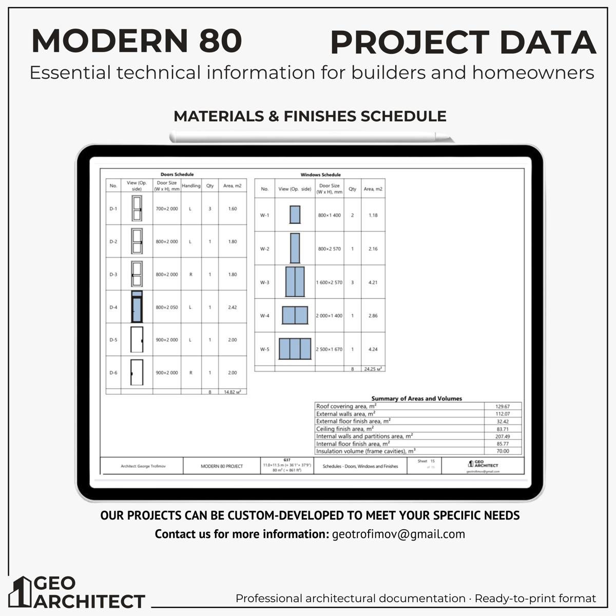 Modern 80 drawing sheet 6