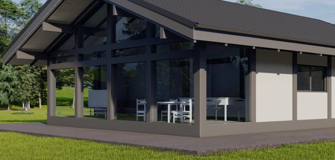 Fachwerk 115 house plan render